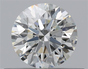Picture of Natural Diamond 0.41 Carats, Round with Excellent Cut, J Color, VS1 Clarity and Certified by GIA