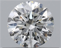 Natural Diamond 0.41 Carats, Round with Excellent Cut, H Color, VS1 Clarity and Certified by GIA