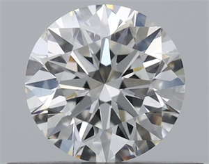 Picture of Natural Diamond 0.41 Carats, Round with Excellent Cut, H Color, VS1 Clarity and Certified by GIA