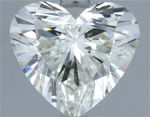 Picture of Natural Diamond 2.54 Carats, Heart with  Cut, J Color, SI1 Clarity and Certified by IGI