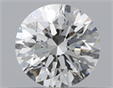Natural Diamond 0.40 Carats, Round with Excellent Cut, J Color, VS1 Clarity and Certified by GIA