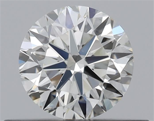 Picture of Natural Diamond 0.40 Carats, Round with Very Good Cut, K Color, VS1 Clarity and Certified by GIA