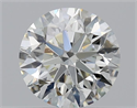 Natural Diamond 0.50 Carats, Round with Very Good Cut, K Color, SI1 Clarity and Certified by GIA