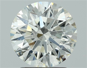 Foto Diamante Natural 2.26 quilates, Redondo , Color J, claridad SI2 y certificado GIA de