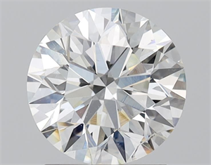 Picture of Natural Diamond 1.70 Carats, Round with Excellent Cut, H Color, SI2 Clarity and Certified by GIA
