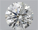 Natural Diamond 0.41 Carats, Round with Excellent Cut, J Color, VS1 Clarity and Certified by GIA