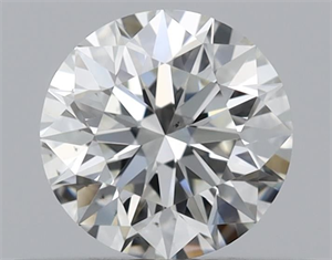 Picture of Natural Diamond 0.41 Carats, Round with Excellent Cut, I Color, VS2 Clarity and Certified by GIA