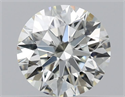 Natural Diamond 0.70 Carats, Round with Excellent Cut, L Color, VS1 Clarity and Certified by GIA