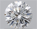 Natural Diamond 0.70 Carats, Round with Excellent Cut, D Color, VS1 Clarity and Certified by GIA