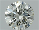 Natural Diamond 0.42 Carats, Round with Excellent Cut, K Color, VVS2 Clarity and Certified by GIA