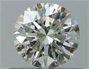 Diamante Natural 0.56 quilates, Redondo , Color K, claridad SI2 y certificado GIA