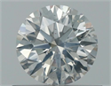 Natural Diamond 0.57 Carats, Round with Excellent Cut, G Color, SI2 Clarity and Certified by GIA