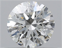 Natural Diamond 0.51 Carats, Round with Excellent Cut, I Color, VS1 Clarity and Certified by GIA