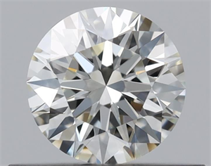 Picture of Natural Diamond 0.40 Carats, Round with Excellent Cut, K Color, VS1 Clarity and Certified by GIA