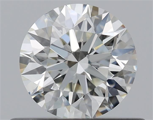 Foto Diamante Natural 0.51 quilates, Redondo , Color J, claridad SI1 y certificado GIA de