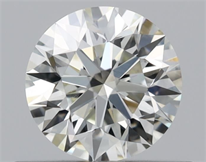 Picture of Natural Diamond 0.51 Carats, Round with Excellent Cut, K Color, VS2 Clarity and Certified by GIA