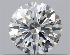 Picture of Natural Diamond 0.40 Carats, Round with Excellent Cut, I Color, VS1 Clarity and Certified by GIA