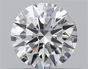 Foto Diamante Natural 0.50 quilates, Redondo , Color F, claridad SI1 y certificado GIA de