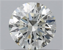 Natural Diamond 0.44 Carats, Round with Excellent Cut, L Color, VS1 Clarity and Certified by GIA