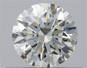 Picture of Natural Diamond 0.44 Carats, Round with Excellent Cut, L Color, VS1 Clarity and Certified by GIA