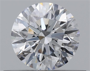 Foto Diamante Natural 0.43 quilates, Redondo , Color D, claridad SI1 y certificado GIA de