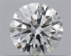Picture of Natural Diamond 0.43 Carats, Round with Excellent Cut, K Color, SI1 Clarity and Certified by GIA