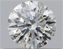 Diamante Natural 0.43 quilates, Redondo , Color K, claridad VS2 y certificado GIA
