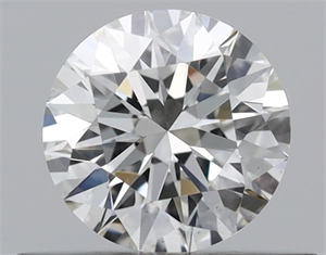 Foto Diamante Natural 0.42 quilates, Redondo , Color H, claridad VS2 y certificado GIA de