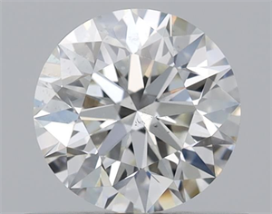 Foto Diamante Natural 0.59 quilates, Redondo , Color H, claridad SI1 y certificado GIA de