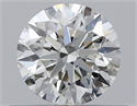 Natural Diamond 0.50 Carats, Round with Excellent Cut, I Color, VS2 Clarity and Certified by GIA