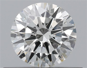 Picture of Natural Diamond 0.40 Carats, Round with Excellent Cut, K Color, VS1 Clarity and Certified by GIA