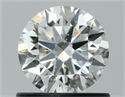 Natural Diamond 0.73 Carats, Round with Excellent Cut, H Color, SI2 Clarity and Certified by GIA