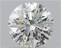 Natural Diamond 0.52 Carats, Round with Excellent Cut, L Color, SI2 Clarity and Certified by GIA
