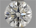 Natural Diamond 0.40 Carats, Round with Excellent Cut, I Color, VVS2 Clarity and Certified by IGI