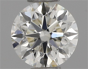 Picture of Natural Diamond 0.40 Carats, Round with Excellent Cut, I Color, VVS2 Clarity and Certified by IGI