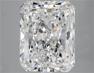 Foto Diamante Natural 5.01 quilates, Radiante , Color E, claridad VS2 y certificado GIA de