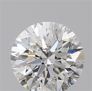 Picture of Natural Diamond 0.50 Carats, Round with Excellent Cut, G Color, I1 Clarity and Certified by GIA