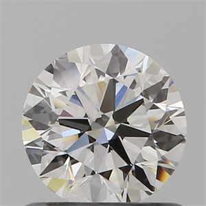 Picture of Natural Diamond 0.70 Carats, Round with Excellent Cut, J Color, VVS2 Clarity and Certified by GIA