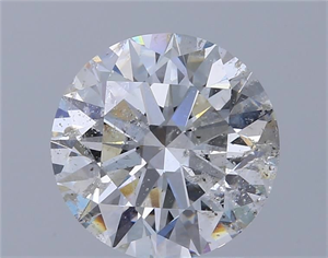 Foto Diamante Natural 2.30 quilates, Redondo , Color F, claridad I1 y certificado GIA de