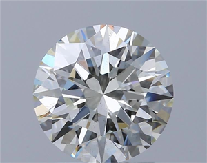 Foto Diamante Natural 1.70 quilates, Redondo , Color J, claridad SI1 y certificado GIA de