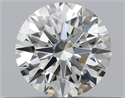 Natural Diamond 0.40 Carats, Round with Excellent Cut, K Color, VS1 Clarity and Certified by GIA