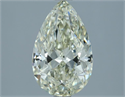Natural Diamond 1.80 Carats, Pear with  Cut, K Color, VVS2 Clarity and Certified by IGI
