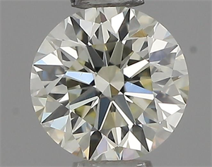 Picture of Natural Diamond 0.40 Carats, Round with Excellent Cut, I Color, VVS1 Clarity and Certified by IGI