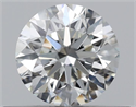 Diamante Natural 0.41 quilates, Redondo , Color H, claridad VS2 y certificado GIA