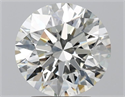 Natural Diamond 3.01 Carats, Round with Excellent Cut, J Color, VS2 Clarity and Certified by GIA