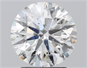 Natural Diamond 2.36 Carats, Round with Excellent Cut, H Color, SI2 Clarity and Certified by GIA
