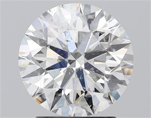 Picture of Natural Diamond 2.36 Carats, Round with Excellent Cut, H Color, SI2 Clarity and Certified by GIA
