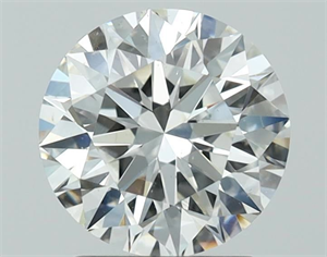 Picture of Natural Diamond 2.02 Carats, Round with Excellent Cut, G Color, SI1 Clarity and Certified by GIA