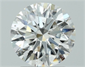 Natural Diamond 2.02 Carats, Round with Excellent Cut, H Color, SI2 Clarity and Certified by GIA