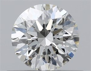 Picture of Natural Diamond 0.50 Carats, Round with Excellent Cut, I Color, VS2 Clarity and Certified by GIA